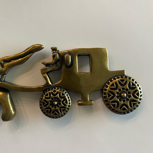 Rare Large Metal Coach Rexy Carriage Golden Dinosaur Rare Purse Bag Charm - Picture 12 of 16